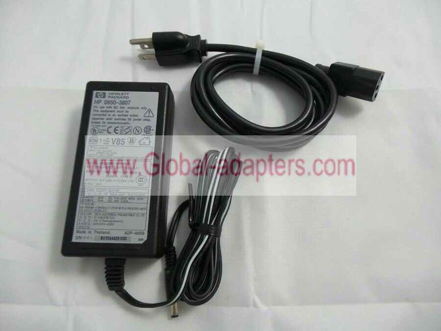 NEW HP 0950-3807 Printer/Scanner 40W 18V 2.23A AC Adapter Power Supply